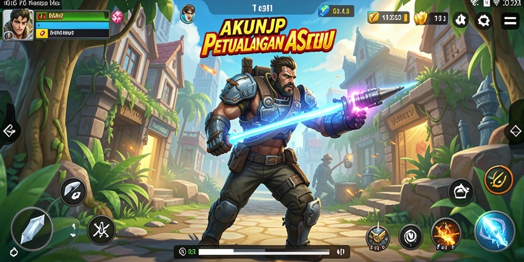 Tampilan menarik dari gameplay AKUNJP yang penuh aksi.