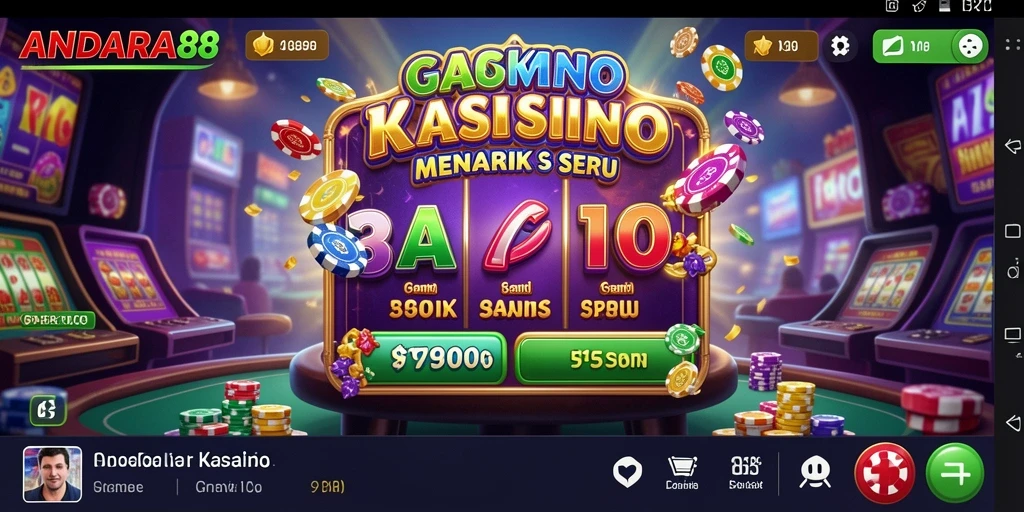 Tampilan gameplay kasino yang mengasyikkan dan interaktif.