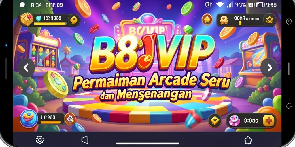 Tangkapan layar B8VIP menunjukkan pengalaman permainan arcade yang mengasyikkan.