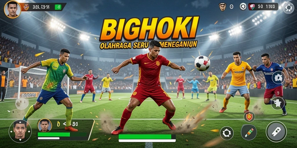 Tampilan gameplay BIGHOKI yang seru dan menantang.