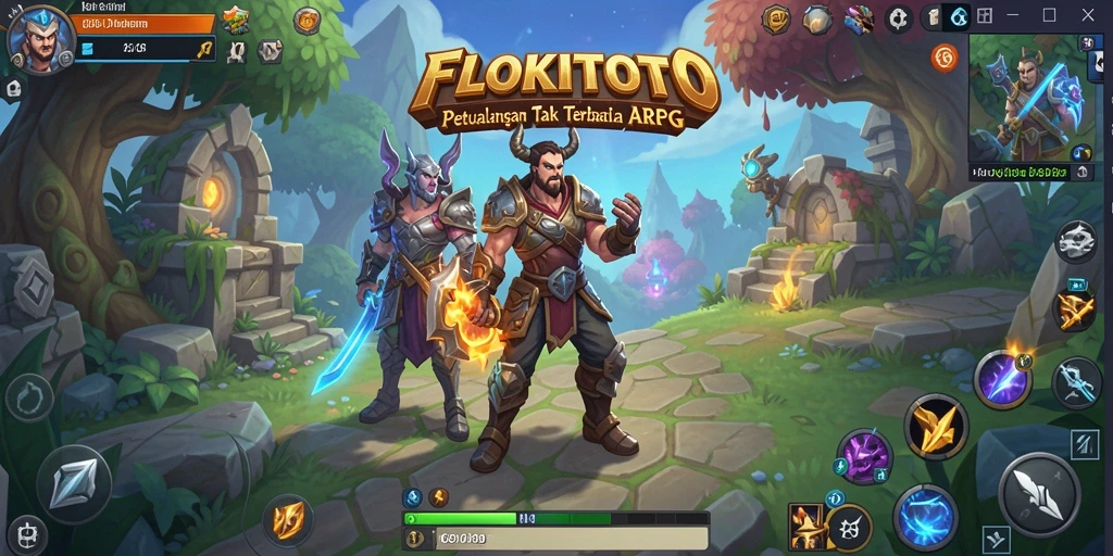 Gameplay seru di dunia fantasi FLOKITOTO yang menyenangkan.