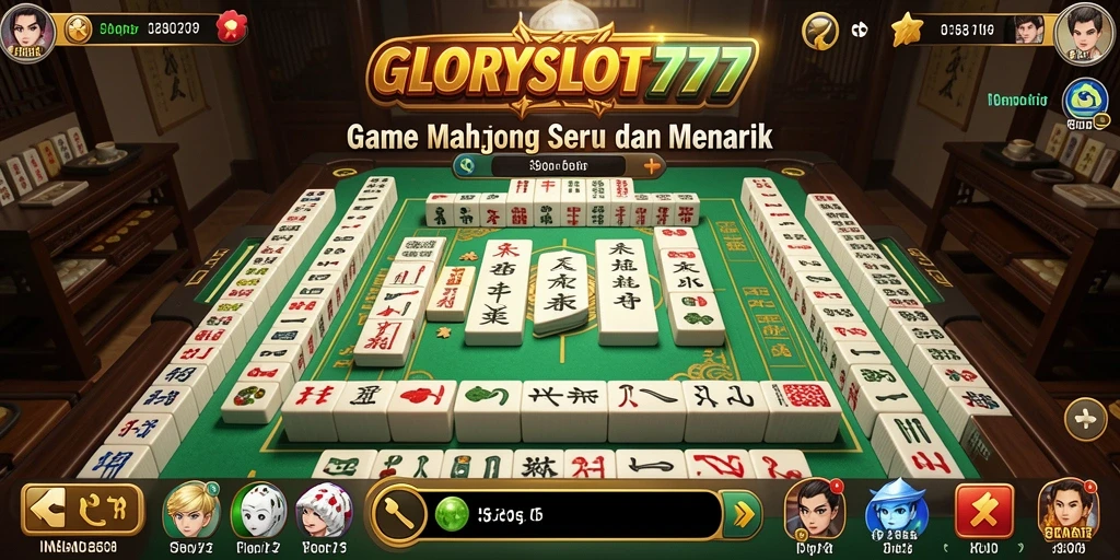 Tampilan gameplay menarik dari GLORYSLOT777 yang penuh warna.