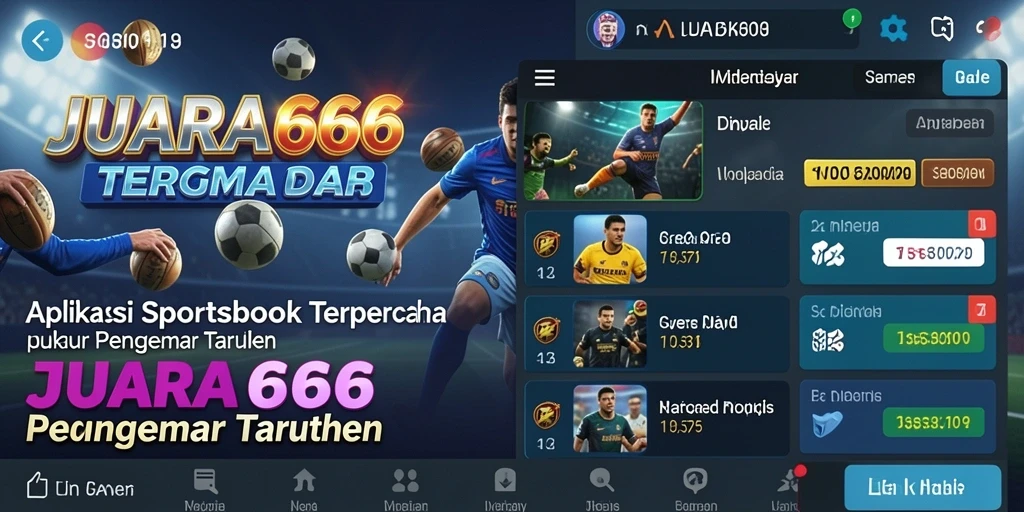 Tampilan gameplay Sportsbook yang menarik dan interaktif.