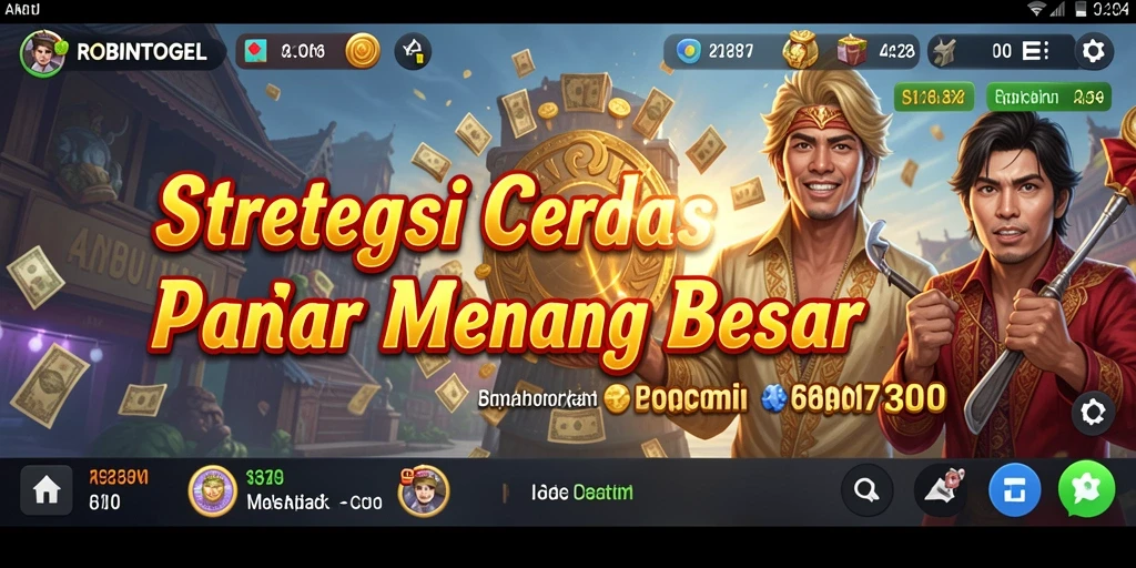 Tampilan gameplay yang menarik dan strategis dari ROBINTOGEL.